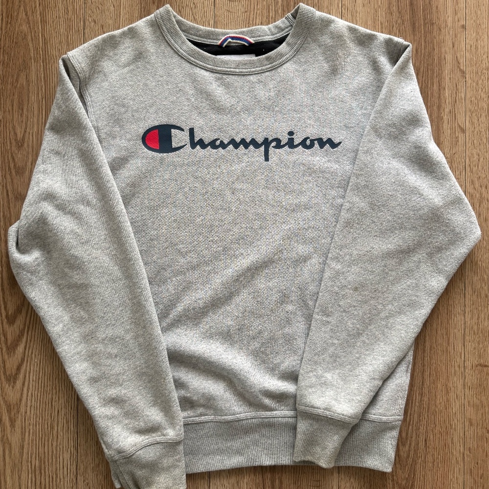 Champion Men's Grey Sweatshirt